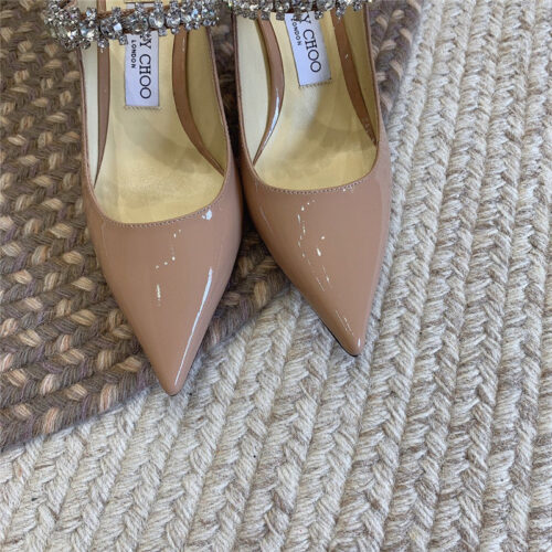 High Quality Luxury Jimmy Choo Rhinestone Slide Sandals – Style 09431 product detail