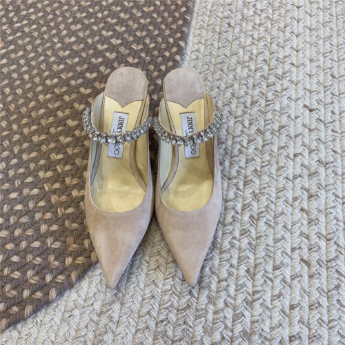 High Quality Luxury Jimmy Choo Rhinestone Slide Sandals – Style 80055 alternate view