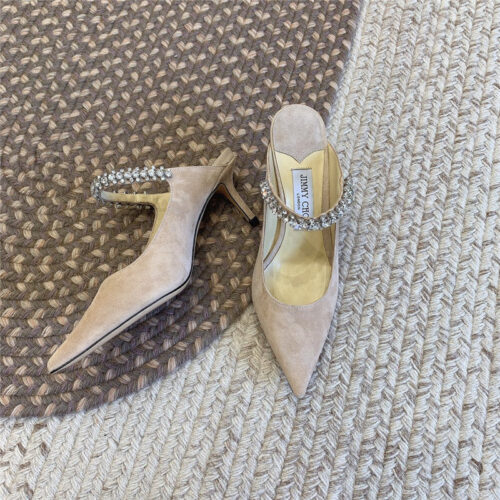 High Quality Luxury Jimmy Choo Rhinestone Slide Sandals – Style 80055 product detail