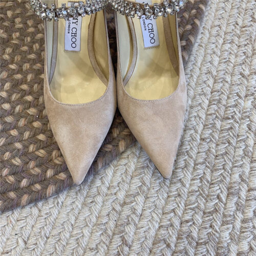 High Quality Luxury Jimmy Choo Rhinestone Slide Sandals – Style 80055 product detail