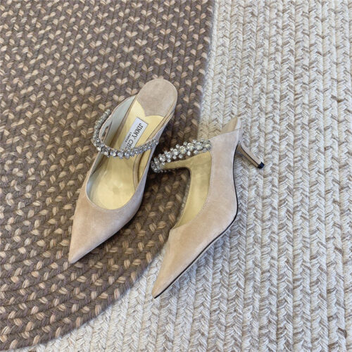 High Quality Luxury Jimmy Choo Rhinestone Slide Sandals – Style 80055 product detail