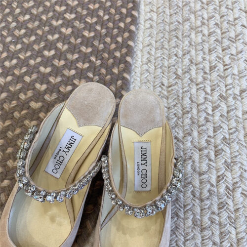 High Quality Luxury Jimmy Choo Rhinestone Slide Sandals – Style 80055 product detail