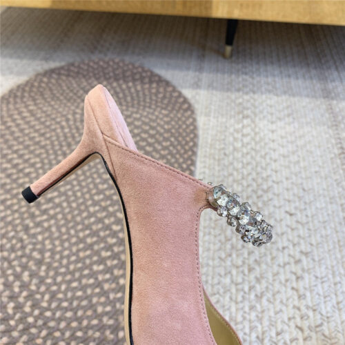 High Quality Luxury Jimmy Choo Rhinestone Slide Sandals – Style 69879 product detail