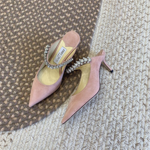 High Quality Luxury Jimmy Choo Rhinestone Slide Sandals – Style 69879 product detail