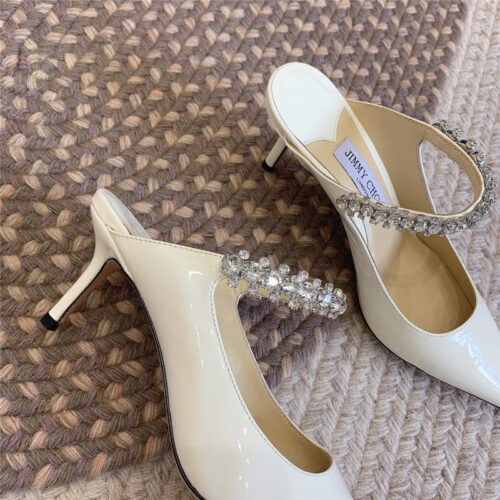 High Quality Luxury Jimmy Choo Rhinestone Slide Sandals – Style 33719 product detail