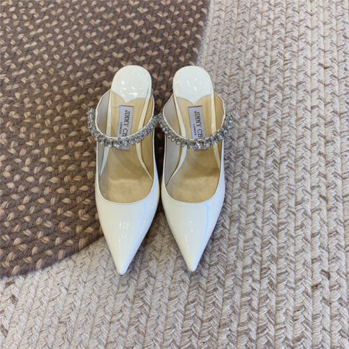 High Quality Luxury Jimmy Choo Rhinestone Slide Sandals – Style 33719 alternate view