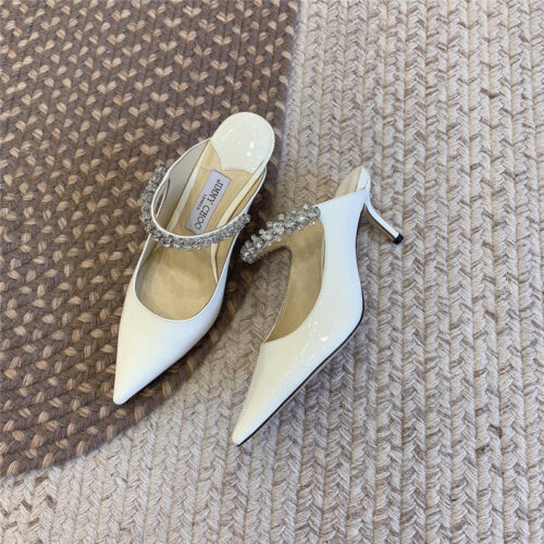 High Quality Luxury Jimmy Choo Rhinestone Slide Sandals – Style 33719 product detail