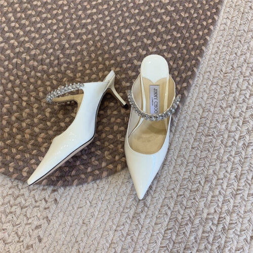 High Quality Luxury Jimmy Choo Rhinestone Slide Sandals – Style 33719 product detail