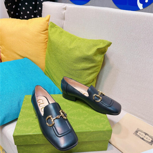 High Quality Luxury Gucci Horsebit Loafers Womens – Style 17747 product detail