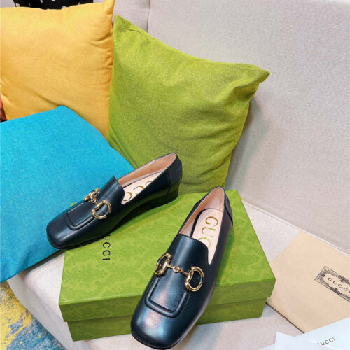 High Quality Luxury Gucci Horsebit Loafers Womens – Style 17747 alternate view