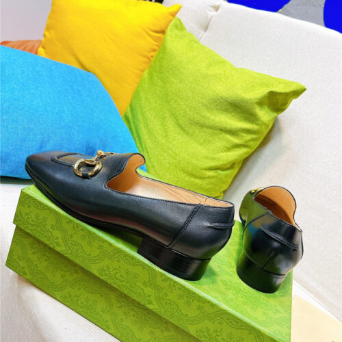 High Quality Luxury Gucci Horsebit Loafers Womens – Style 17747 product detail