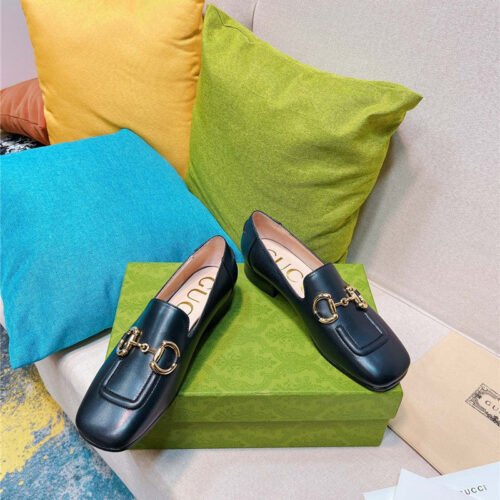 High Quality Luxury Gucci Horsebit Loafers Womens – Style 17747 product detail