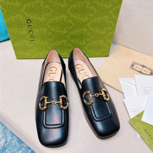 High Quality Luxury Gucci Horsebit Loafers Womens – Style 17747 product detail