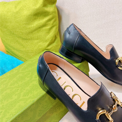 High Quality Luxury Gucci Horsebit Loafers Womens – Style 17747 product detail