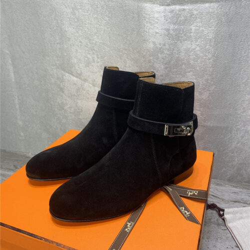 High Quality Luxury Hermes Kelly Ankle Boots – Style 80003 product detail