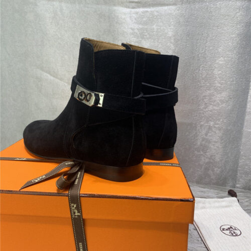 High Quality Luxury Hermes Kelly Ankle Boots – Style 80003 product detail