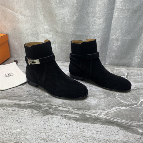 High Quality Luxury Hermes Kelly Ankle Boots – Style 80003 product detail