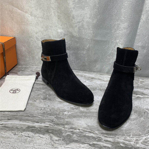 High Quality Luxury Hermes Kelly Ankle Boots – Style 80003 product detail