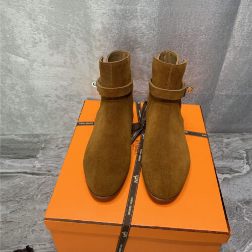High Quality Luxury Hermes Kelly Ankle Boots – Style 14467 alternate view