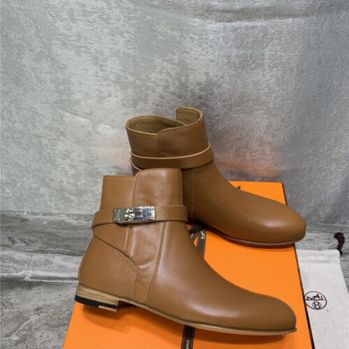 High Quality Luxury Hermes Kelly Ankle Boots alternate view