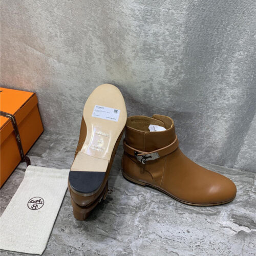 High Quality Luxury Hermes Kelly Ankle Boots product detail