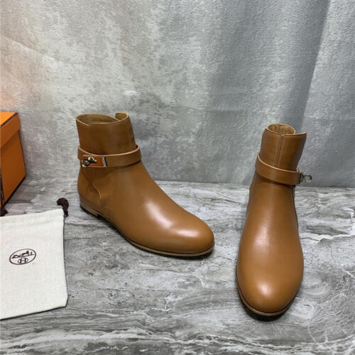 High Quality Luxury Hermes Kelly Ankle Boots product detail