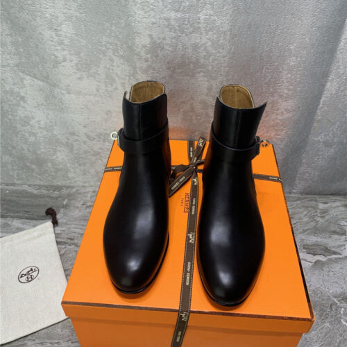 High Quality Luxury Hermes Kelly Ankle Boots – Style 78307 alternate view