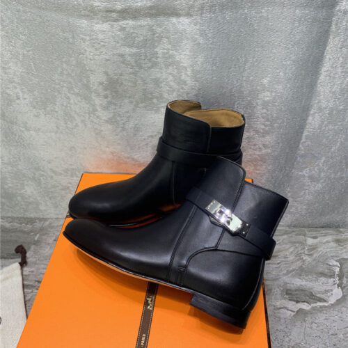 High Quality Luxury Hermes Kelly Ankle Boots – Style 78307 product detail