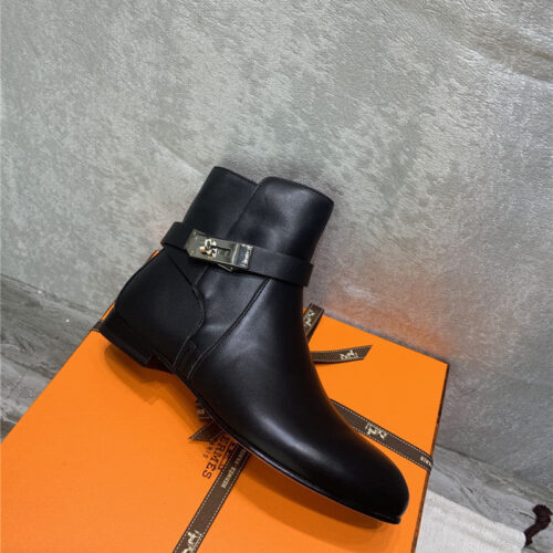 High Quality Luxury Hermes Kelly Ankle Boots – Style 78307 product detail