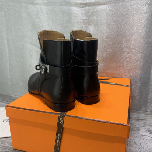 High Quality Luxury Hermes Kelly Ankle Boots – Style 78307 product detail