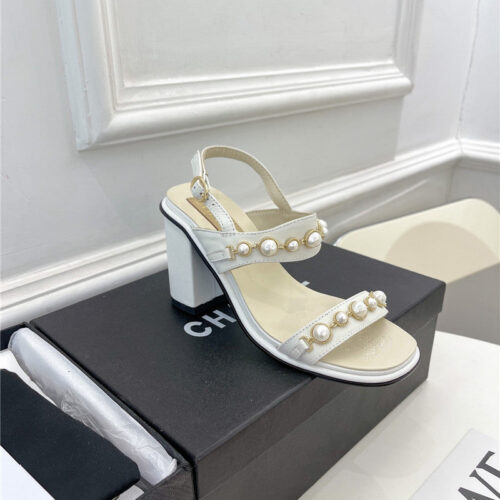 High Quality Luxury Chanel Counter Catwalk Pearl Sandals product detail