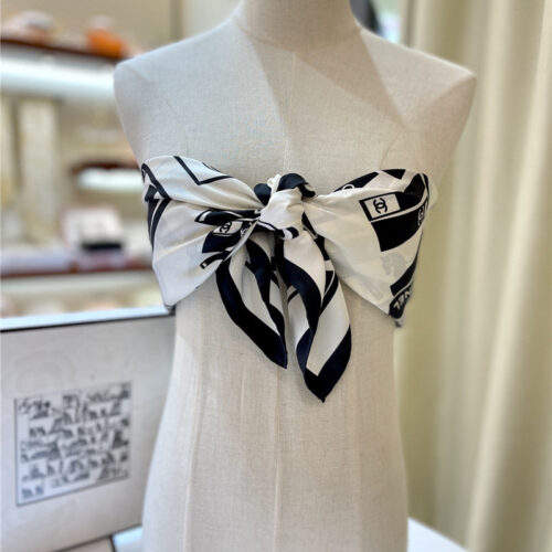 High Quality Luxury Chanel Silk Scarf Womens product detail