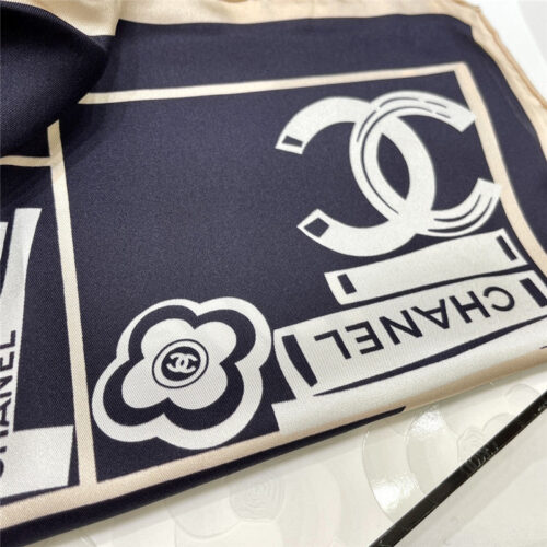 High Quality Luxury Chanel Silk Scarf Womens – Style 25138 product detail