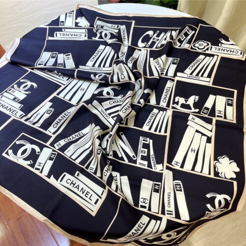 High Quality Luxury Chanel Silk Scarf Womens – Style 25138 product detail