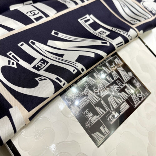 High Quality Luxury Chanel Silk Scarf Womens – Style 25138 product detail