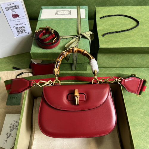 High Quality Luxury Gucci Bamboo 1947 Series Bamboo Small Handbag – Style 03237