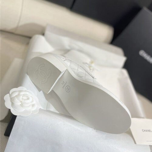 High Quality Luxury Chanel Diamond Leather Flat Martin Boots – Style 45766 product detail