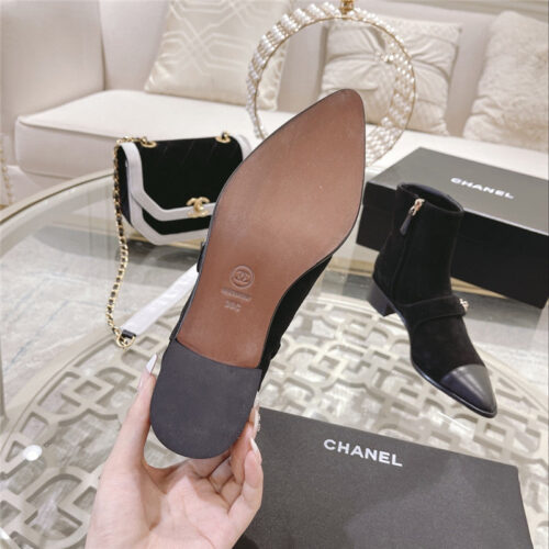 High Quality Luxury Chanel Pointed Toe Ankle Boots product detail