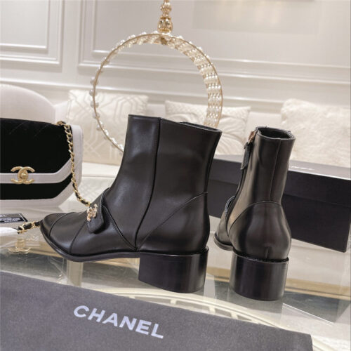 High Quality Luxury Chanel Pointed Toe Ankle Boots – Style 11174 product detail