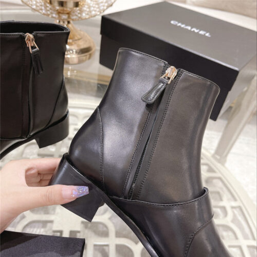 High Quality Luxury Chanel Pointed Toe Ankle Boots – Style 11174 product detail