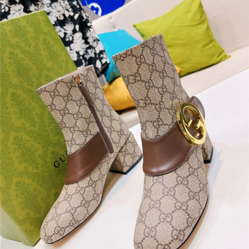High Quality Luxury Gucci GG Ankle Boots – Style 93779 product detail