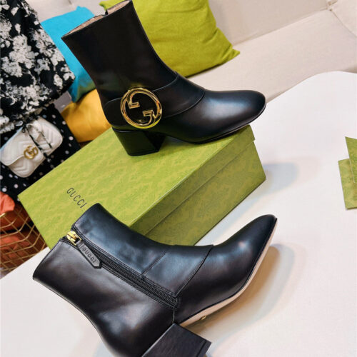 High Quality Luxury Gucci GG Ankle Boots – Style 92083 product detail