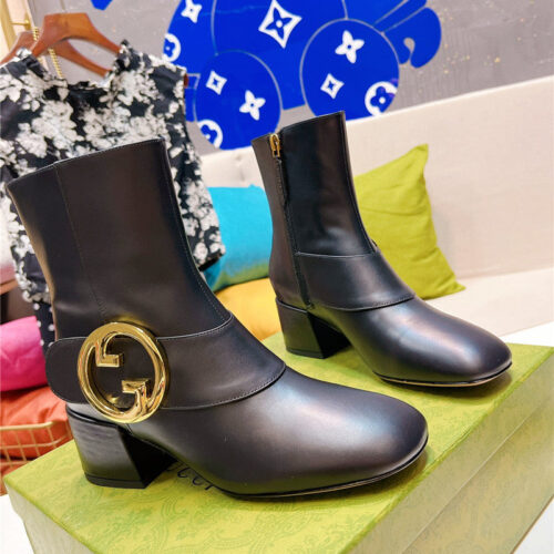 High Quality Luxury Gucci GG Ankle Boots – Style 92083