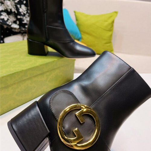High Quality Luxury Gucci GG Ankle Boots – Style 92083 product detail