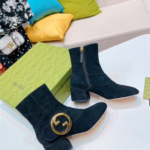 High Quality Luxury Gucci GG Ankle Boots – Style 57619 product detail