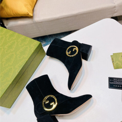 High Quality Luxury Gucci GG Ankle Boots – Style 57619 product detail