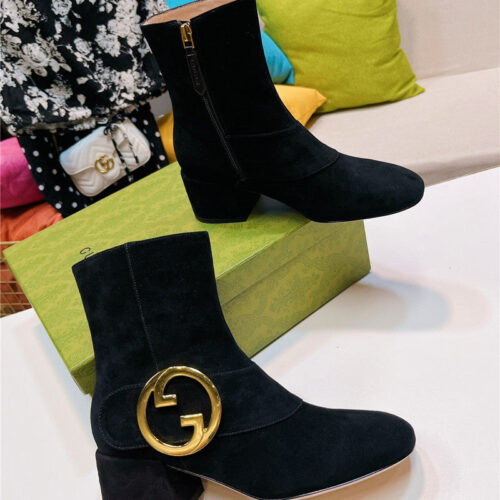 High Quality Luxury Gucci GG Ankle Boots – Style 57619 alternate view