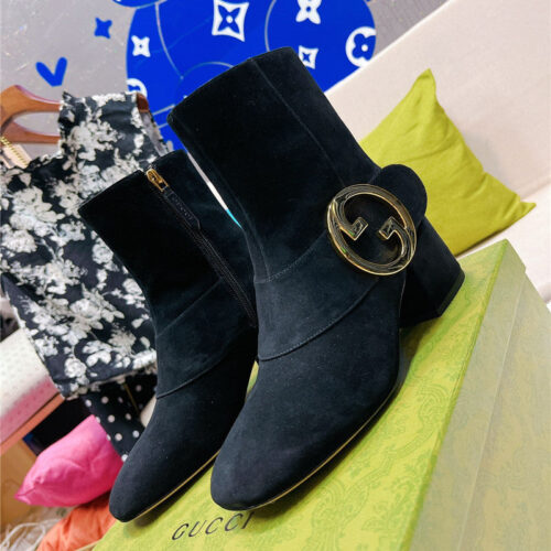 High Quality Luxury Gucci GG Ankle Boots – Style 57619 product detail
