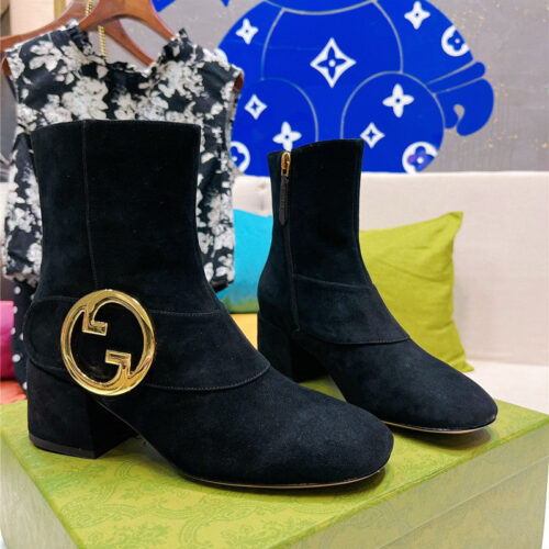 High Quality Luxury Gucci GG Ankle Boots – Style 57619