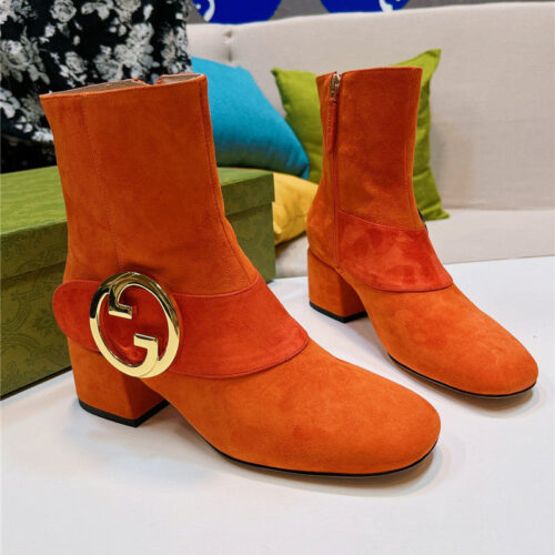 High Quality Luxury Gucci GG Ankle Boots – Style 90387